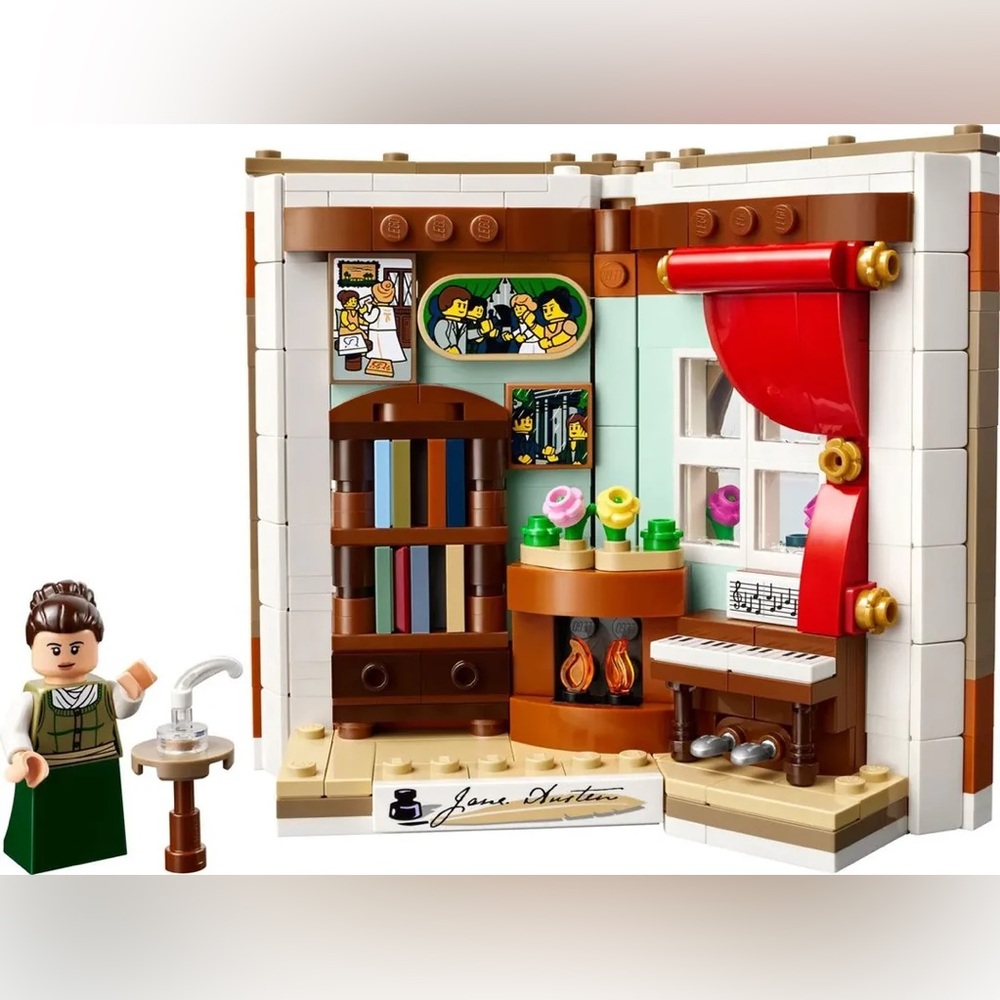 Lego Jane Austen Book nook set